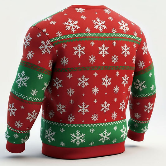 Muscle Santa Christmas Sweatshirt