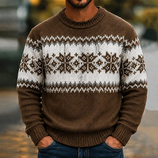 Snowflake Fair Isle Sweater