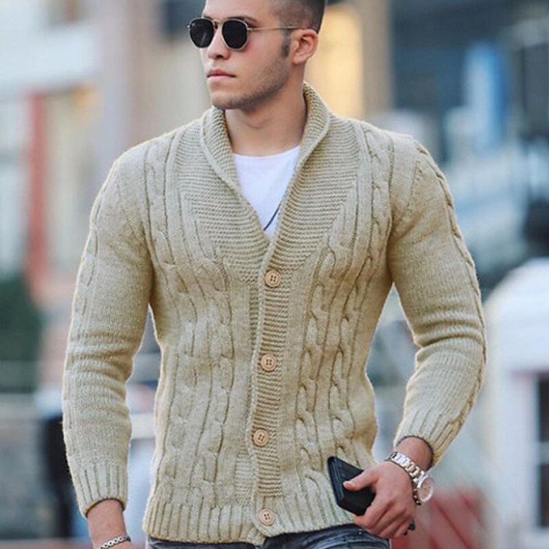 Wave Cable Shawl Cardigan