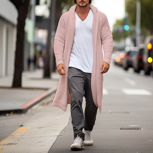 Longline Lapel Cardigan