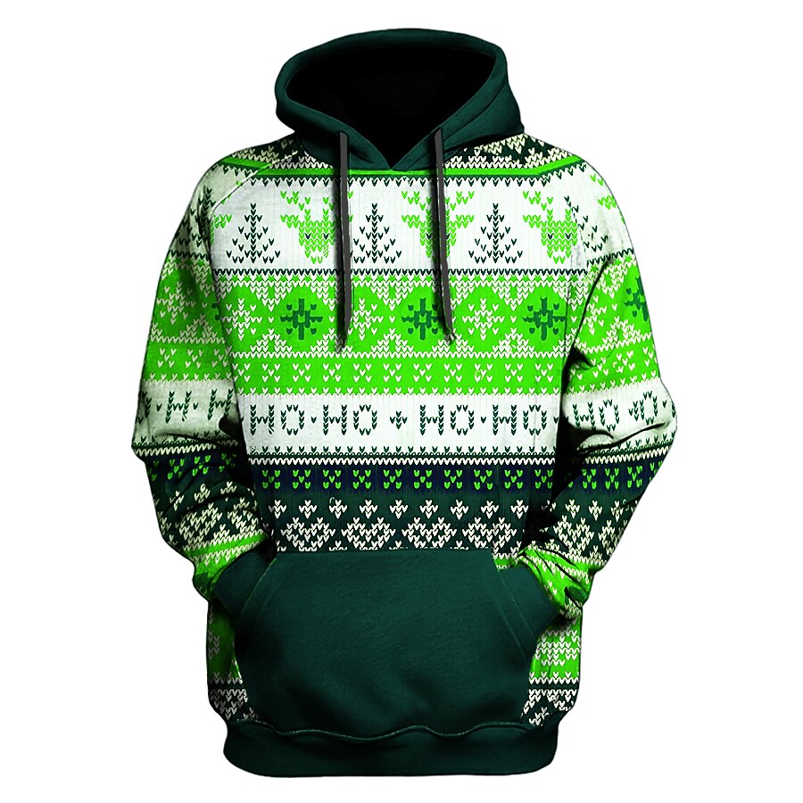 Ho Ho Ho Fair Isle Hoodie