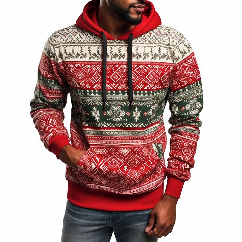 Reindeer Snowflake Band Hoodie
