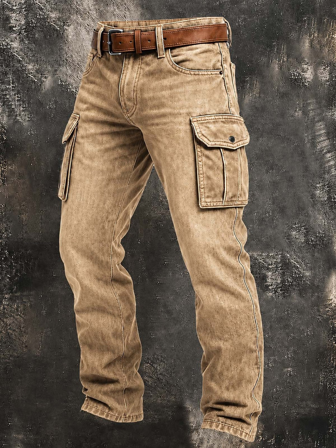 Classic Denim Utility Cargo Pants