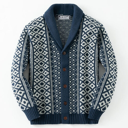 Diamond Lattice Shawl Cardigan