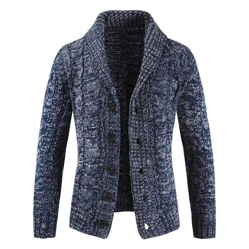 Diamond Cable Shawl Cardigan