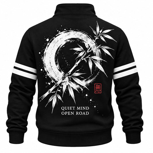 Less Noise More Space Zen Half-Zip Sweatshirt