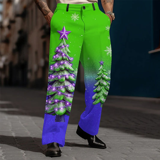 Christmas Tree Glow Dress Pants