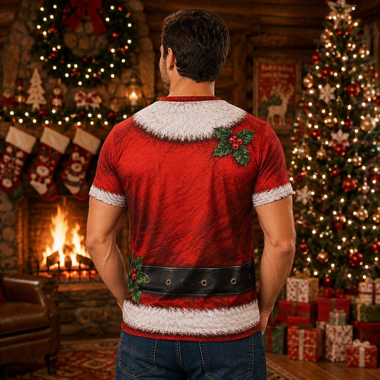 Santa Mug and Belt T-Shirt