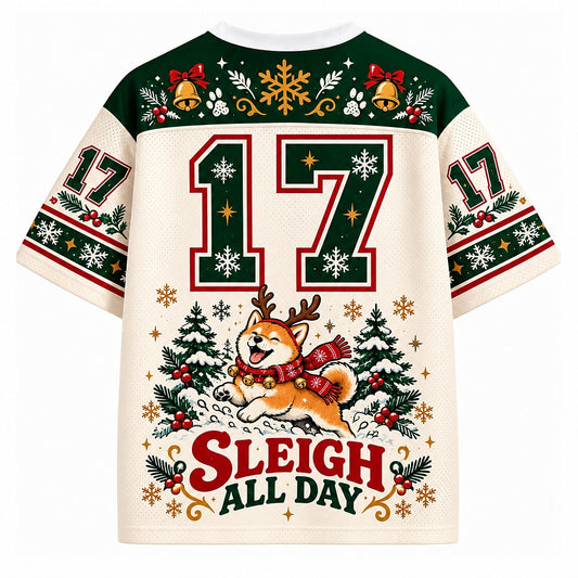 Christmas Reindeer Dog Mesh Jersey