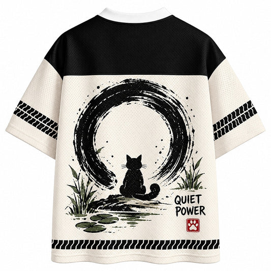 Zen Lotus Cat Mesh Jersey