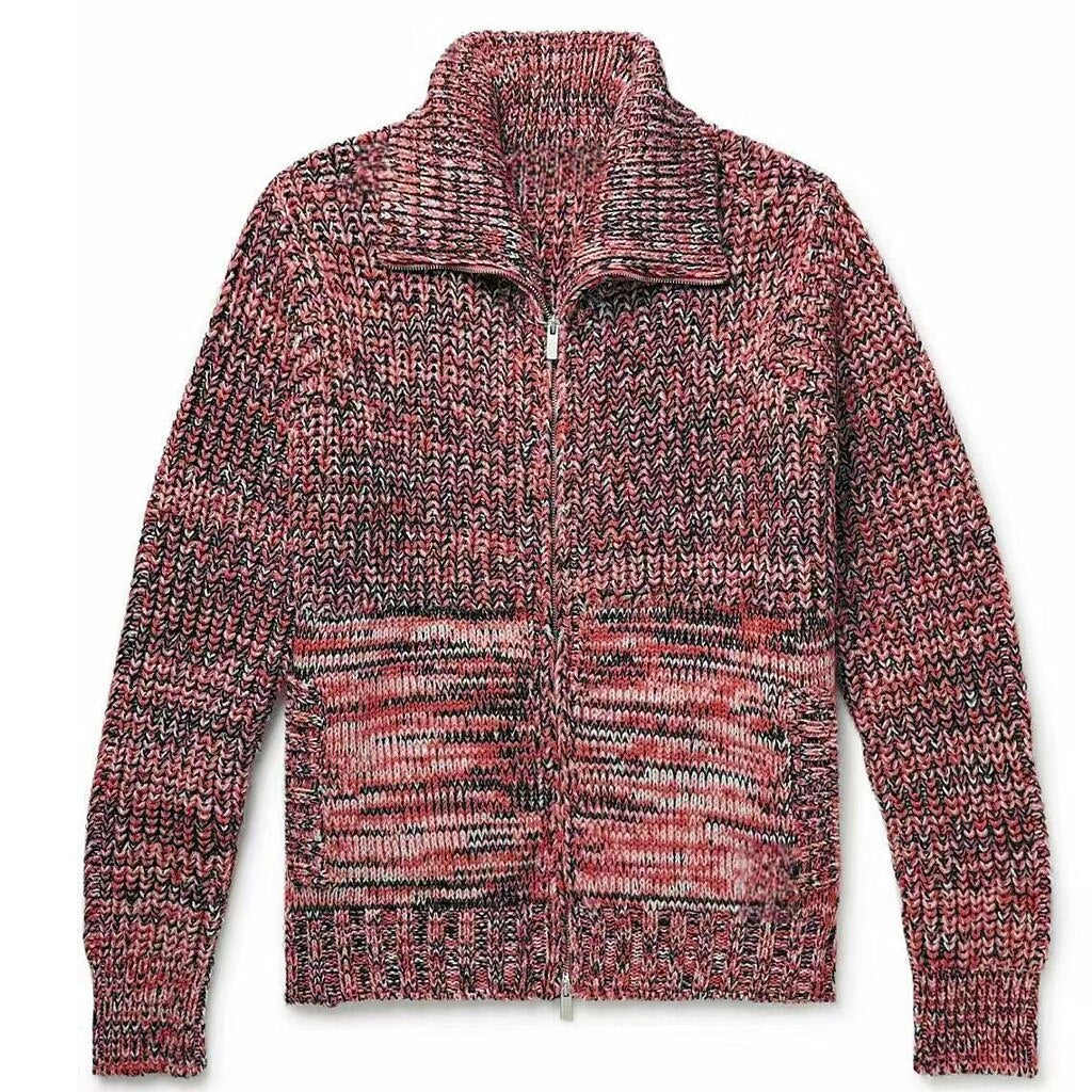 Marled Zip-Up Cardigan
