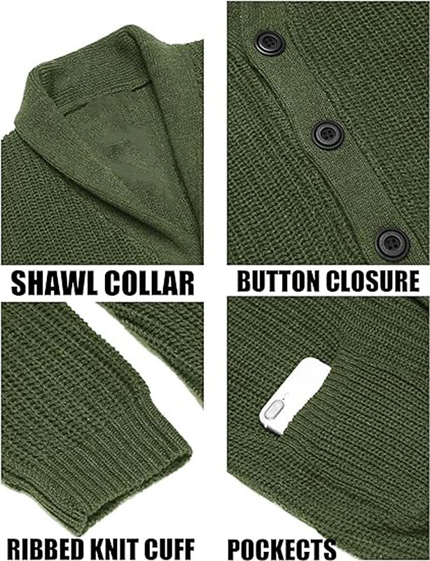 Knit Blazer-Style Cardigan