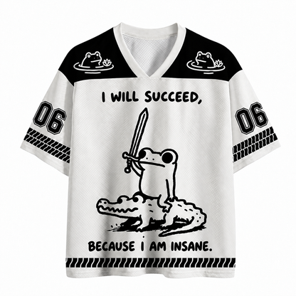 Men's White Number Graphic Print Short Sleeve Sports Jersey T-Shirt