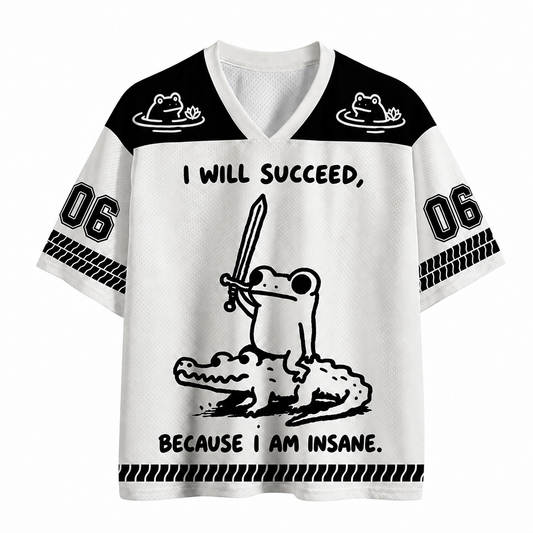 Men's White Number Graphic Print Short Sleeve Sports Jersey T-Shirt