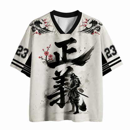 Men's White Number Graphic Sports Jersey