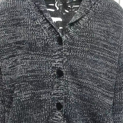 Deep Cable Shawl Cardigan