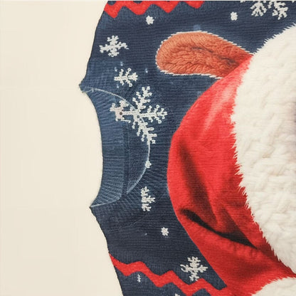 Red-Nose Reindeer Christmas Sweater