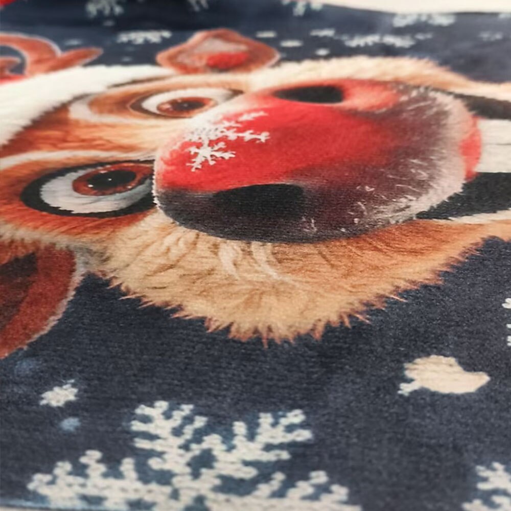 Red-Nose Reindeer Christmas Sweater