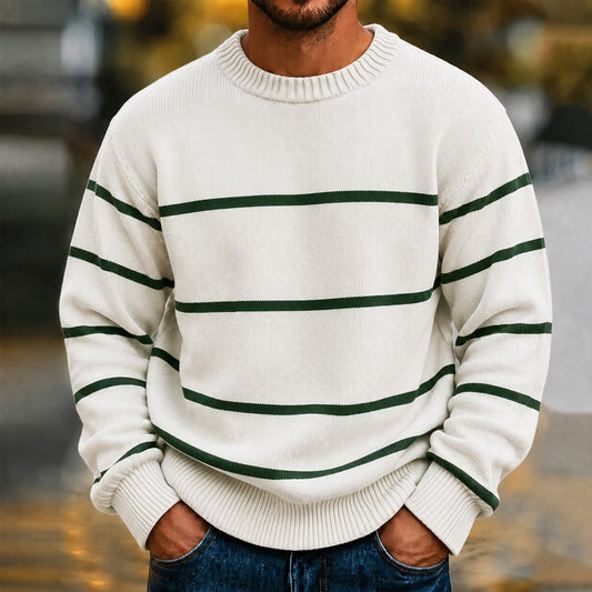Minimal Breton Stripe Sweater