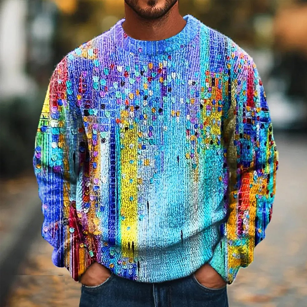 Graffiti Color Splash Sweater