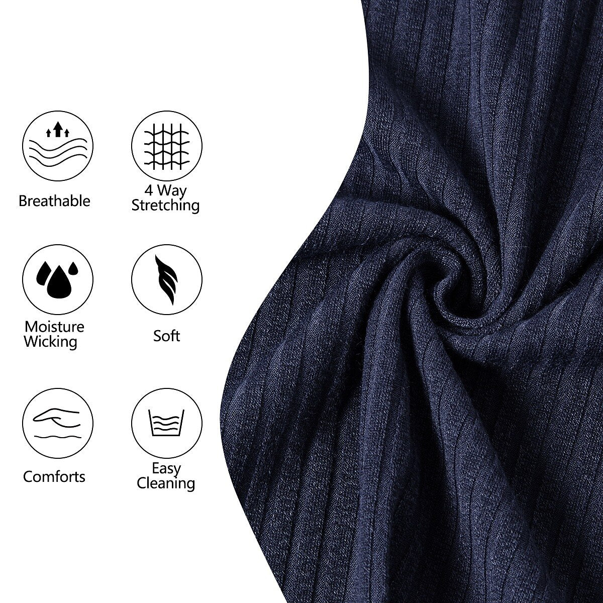 Ribbed Lace-Up Hoodie