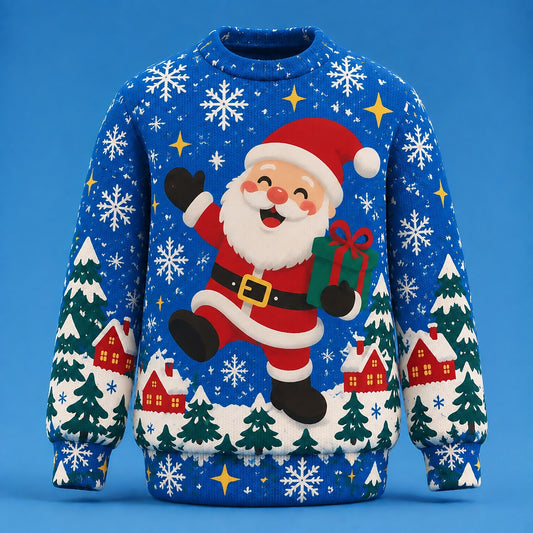 Santa Hat Snowman Sweater