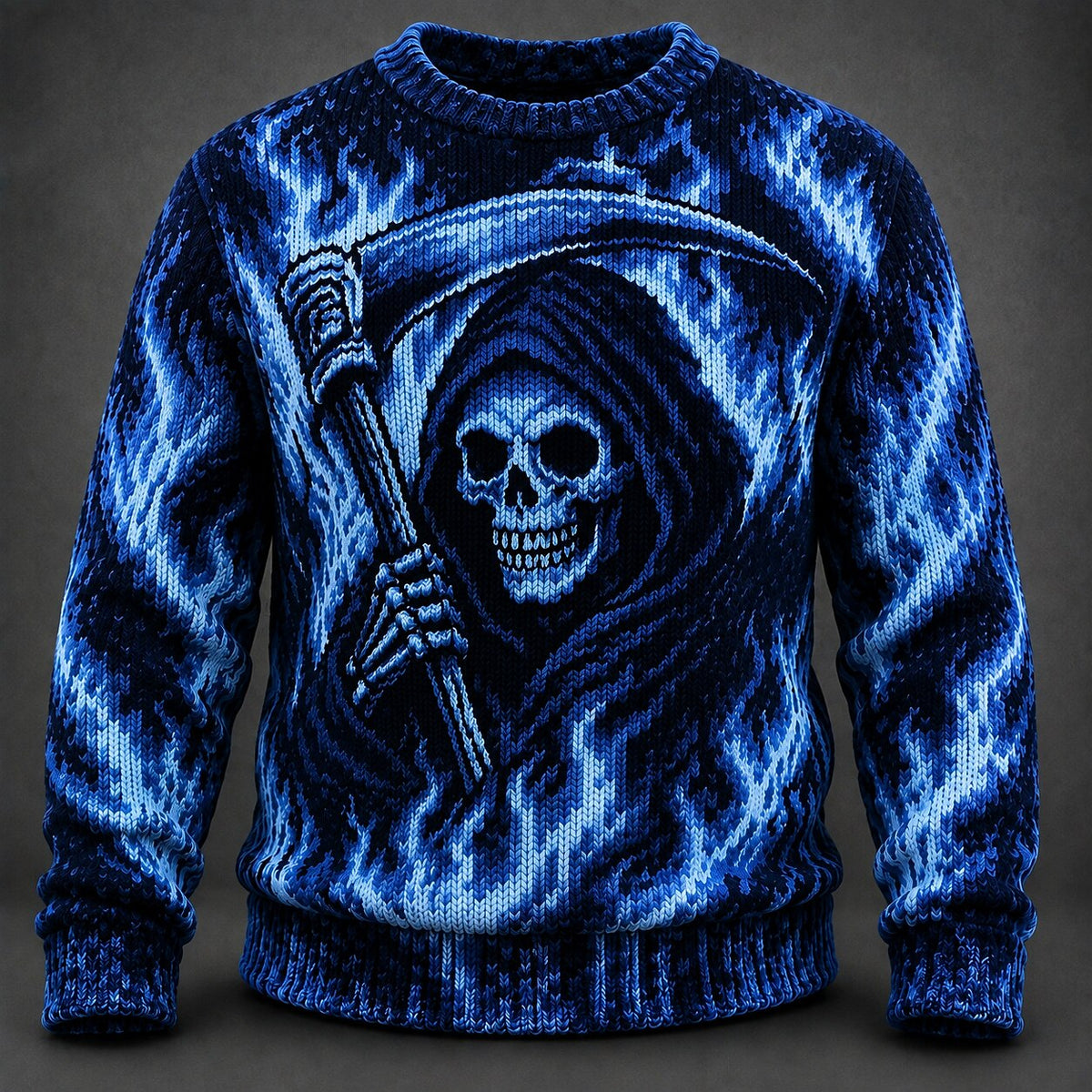 Flaming Reaper Sweater