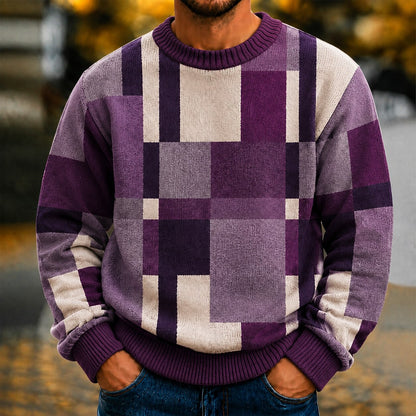 Intersecting Block Sweater