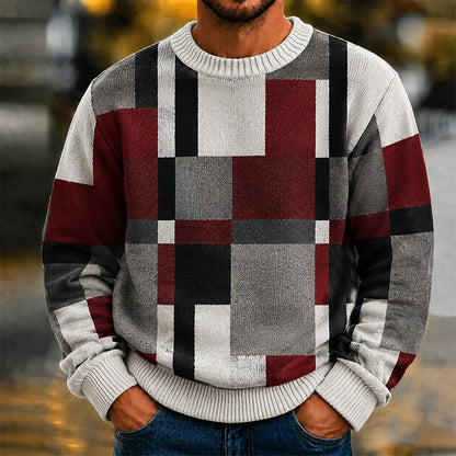 Intersecting Block Sweater
