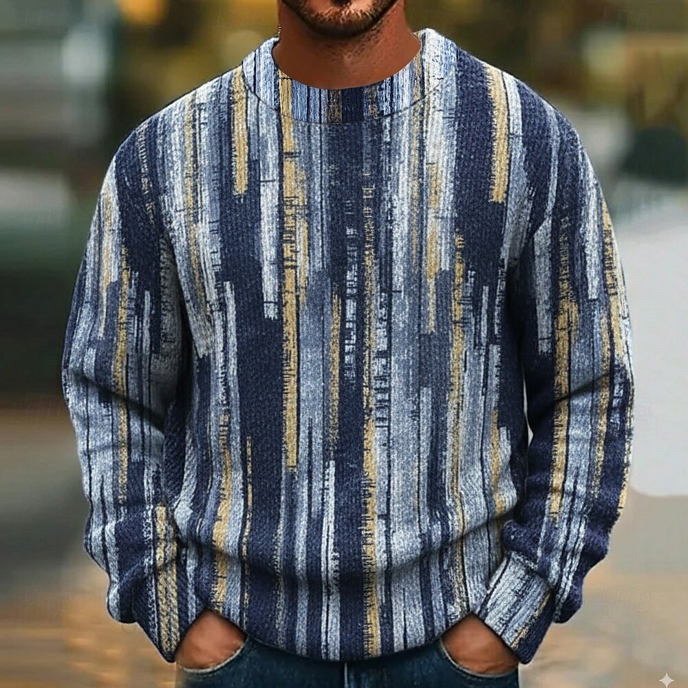 Chromatic Brushstroke Sweater
