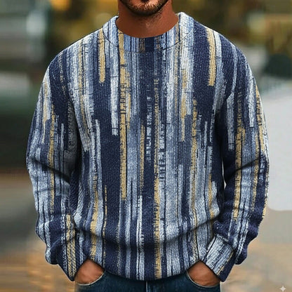 Chromatic Brushstroke Sweater