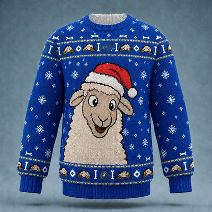 Santa Sheep Christmas Sweater