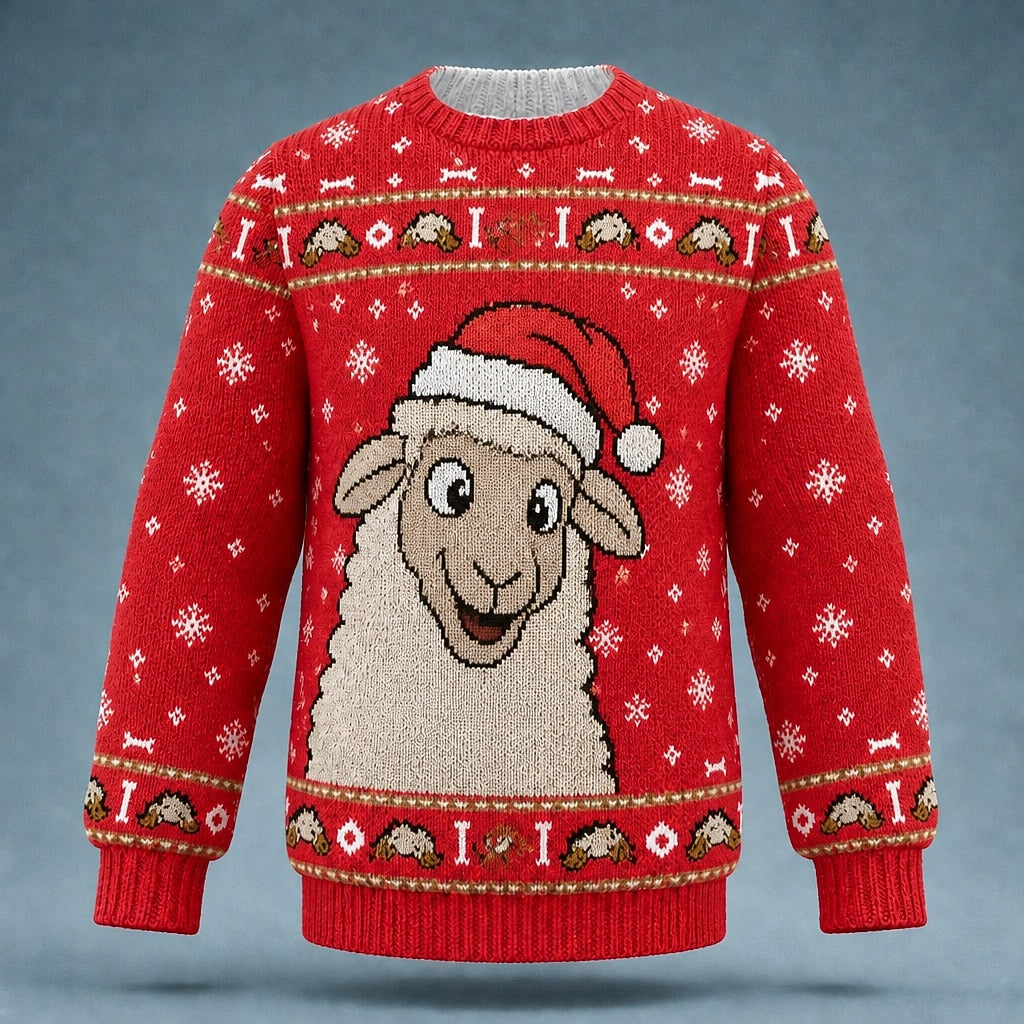 Santa Sheep Christmas Sweater