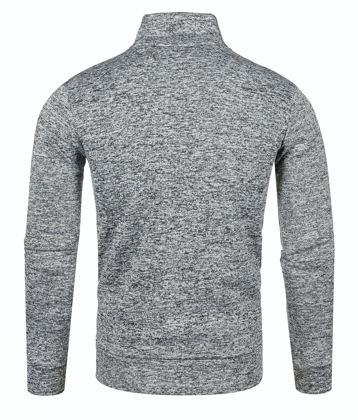Contrast Chest Panel Zip Cardigan