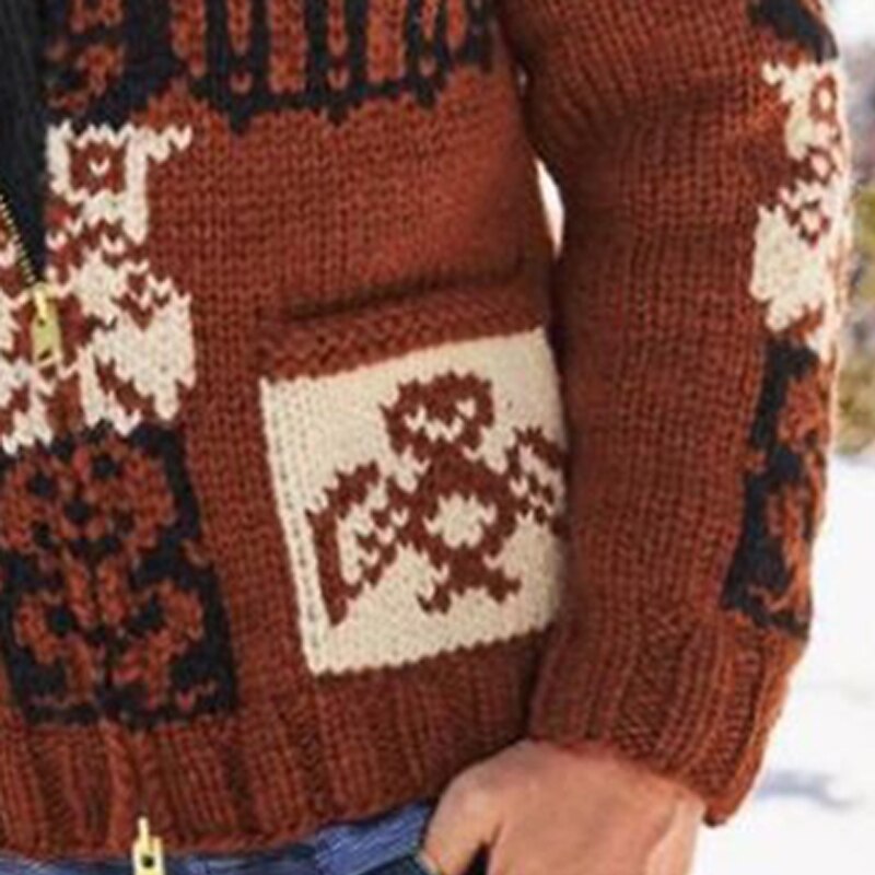Patchwork Nordic Shawl Cardigan
