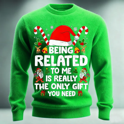 Related to Me Gift Christmas Sweater