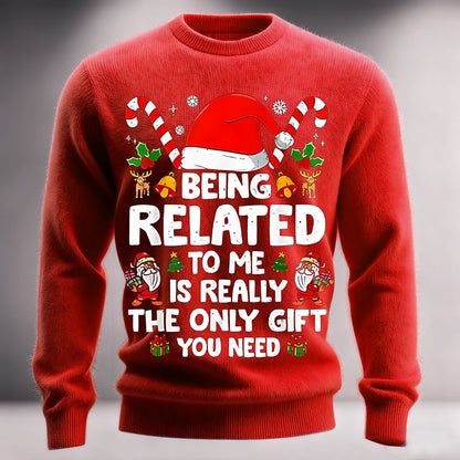 Related to Me Gift Christmas Sweater