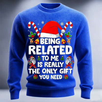 Related to Me Gift Christmas Sweater