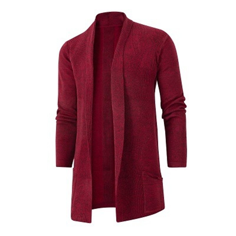 Longline Open-Front Cardigan