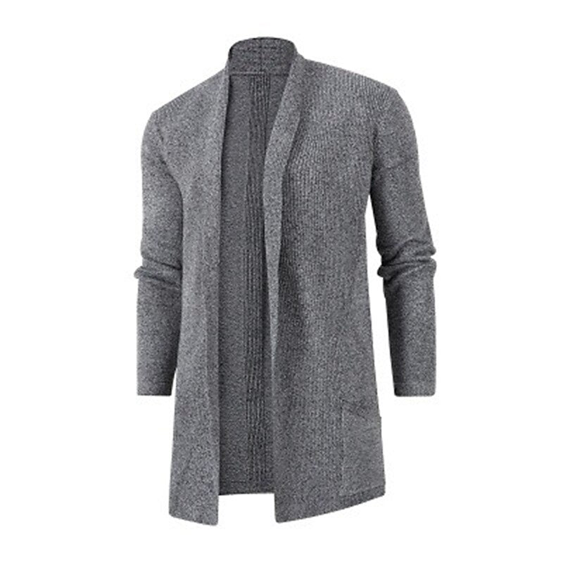 Longline Open-Front Cardigan