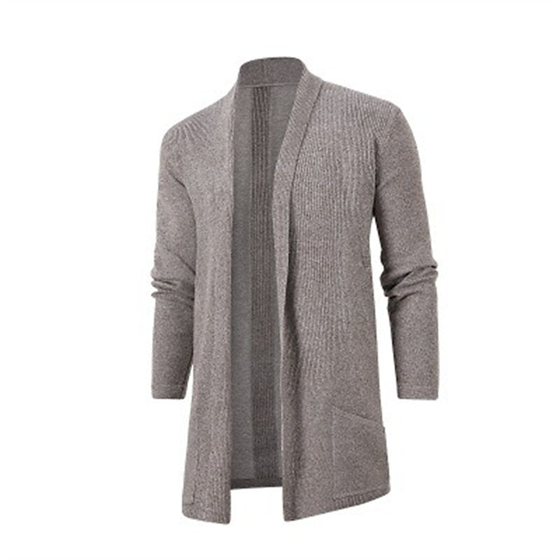 Longline Open-Front Cardigan