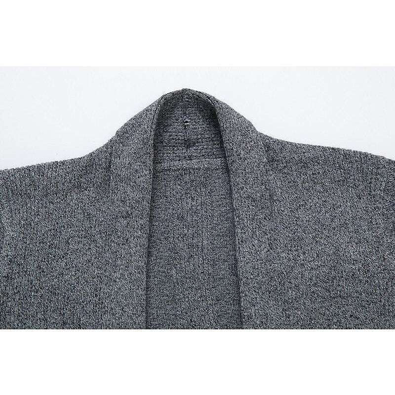 Longline Open-Front Cardigan