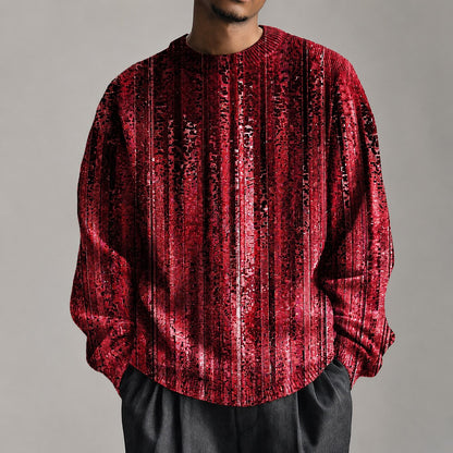 Weathered Vertical Stripe Sweater
