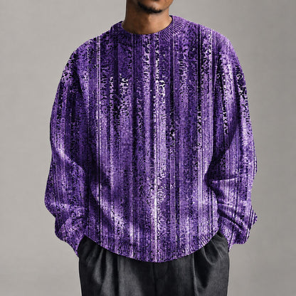 Weathered Vertical Stripe Sweater