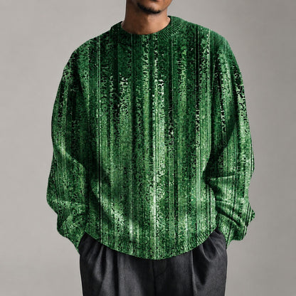 Weathered Vertical Stripe Sweater