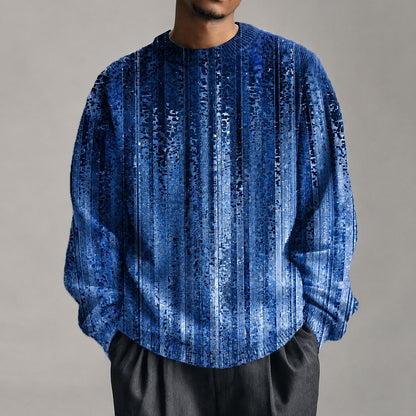 Weathered Vertical Stripe Sweater
