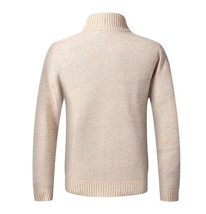 Contrast Pocket Zip Cardigan