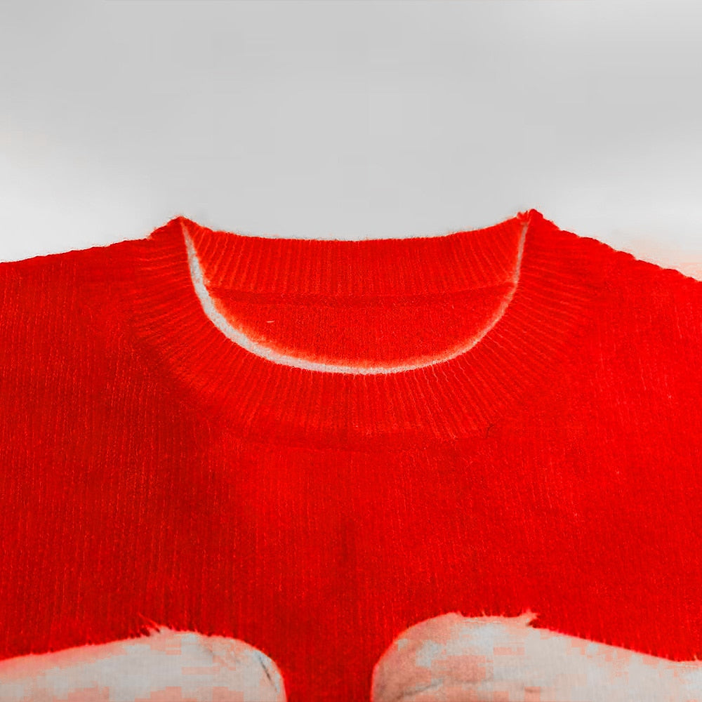 Santa Glasses Beard Christmas Sweater