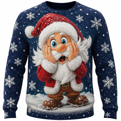 Santa Thumbs-Up Christmas Sweater