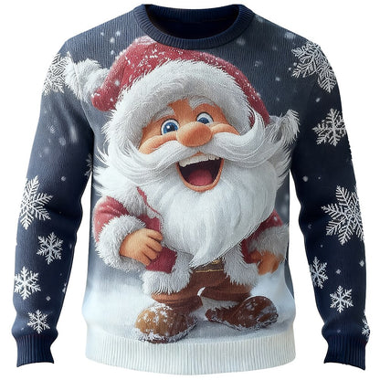 Santa Thumbs-Up Christmas Sweater